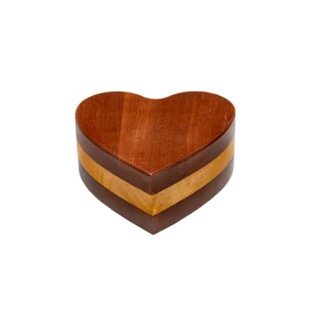 Heart Shape Hardwood Pet Urn